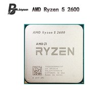 AMD-Ryzen 5 2600 R5 3.4 GHz 중고 6 코어 12 스레드 CPU 프로세서 YD2600BBM6IAF 데스크탑 게이밍 소켓 AM4 지원