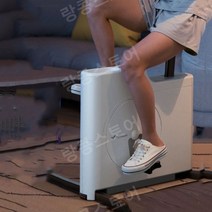 가정용 실내 자전거 틈새 슬림 헬스 싸이클 유산소, 블랙
