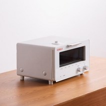 업소용오븐 데크 제과제빵 피자 전기 생선구이 베이킹 오븐 가정용 미니 다기능 소형 일본 크루로 네트 레드 데스크탑 편리한 스팀 220, White 10L 220V+미국