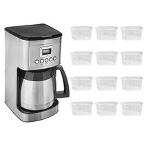PURIMADE 12팩 Cuisinart 호환 교체 정수 필터 모든 커피 메이커와 가능한 순수 숯 쿠진아트 필터