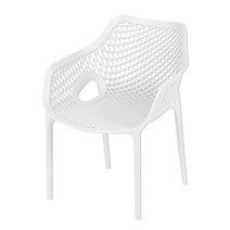 피카소가구 에어암체어 야외 테라스의자 카페 루프탑의자 팔걸이 인테리어의자, 에어암체어(화이트)