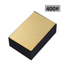 다이아몬드 핸드 폴리싱 패드 95x60mm 타일 유리 연마 그라인딩 블록 패드 스톤 대리석 세라믹 연마 샌딩 디스크, 1-400방
