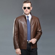 웨일테일 남자가죽자켓 럭셔리 중년 비즈니스 양가죽 점퍼