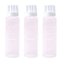 국내 생산 업소용 잘라쓰는 소스통 3구 뚜껑 포함, 3개, 400ml