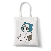 손뜨개 가방 미니 에코백 여자 운동 고양이 상어 여성 구매자 쇼핑 Bolsa Compra Plegable 황마 토트 재사용 Ecobag Cabas