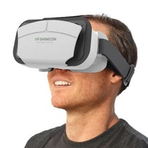 AR 전화 VR 헤드셋 성인용 조절 가능 영화 감상 편안한 고글 안경 스마트 폰에 적합, 1개
