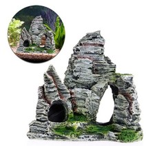 비바리움식물 이끼 테라리움이끼 재료 생이끼 양지이끼 서리이끼 비단이끼 천연이끼 마운틴 뷰 수족관 rockery 숨어있는 동굴 나무 어항 장식 장식, b 11.5x10.8x5.7cm, 그림과 같이