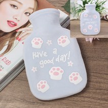 보온 물주머니 200ml 블루 배따뜻하게 발목찜질기 복부온열찜질기 생리통찜질기 허리온열기 찜팩 무릎온열기 어