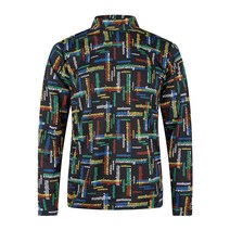 먼싱웨어 골프 의류 남성용 긴팔 티셔츠 하프 터틀넥 22 가을 인쇄 바닥 셔츠