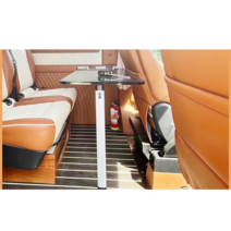 카라반 카운티 시티밴 내부 접이식 상판 다리 테이블, 테이블상판 -  블랙 400x800mm