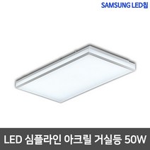 [필립스] LED아크릴 거실등 모음 LG칩 삼성칩, 03_샤이니 심플라인 LED거실등 50W