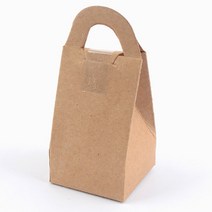 경사형 크라프트 박스 빼빼로 포장 상자 조각 케이크 구디백 용기 백일떡 답례떡 단상자 수제청 타르트 쿠키 케이스 큰 수세미 한약 수능 디저트 답례품 베이킹 생일 캔들 조립 패키지, 1개