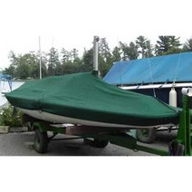 요트 고무보트 커버 방수 방진 보관 자외선 차단막, 낮은 캐노피 버전  S