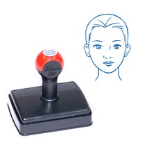 에스엠프린팅 듀오 만년스탬프 4560(42X57mm) 샤이니 만년 스탬프 주문제작, 청색잉크