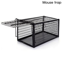 MOUSE TRAP 쥐덫 마우스/유해동물/유인 철재 트랩 대형, 1개