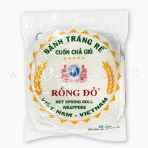 월드푸드 베트남 롱도 반짱레 그물망 짜조피 22cm/500g 20개입 박스구매 BANH TRANG RE, 500g