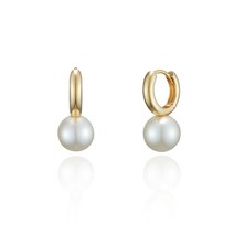 스테이잼 14K 18K 진주 볼드 링 귀걸이_ LG 귀걸이 122479