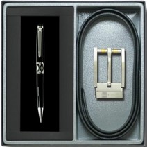 기타 바보사랑[프리버드]찰스톤 선물용 심플한 디자인 벨트+볼펜 세트[무료배송]