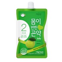 자담선 몸이반한 곤약젤리 풋사과맛, 10개, 110ml