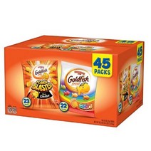Pepperidge Farm 페퍼리지 팜 골드피쉬 2가지맛 버라이어티 팩 0.9oz(26g) 45개입 Goldfish Variety Pack