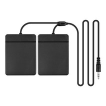 드럼 전자 세트 소형 USB 접는 실리콘 패드 디지털 키트 스틱 풋 페달이있는 7, Universal Dual Pedal, CHINA