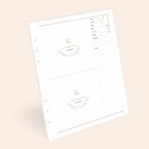 인디고 마더스 다이어리 리필 초음파 앨범 30P 성장앨범 포토앨, 단품