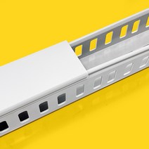 동성 PVC 덕트 40X60 난연성 전선 DUCT 케이블 닥트 2M 커버포함, DS-4060