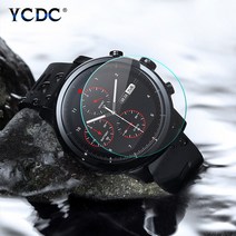 YUE 범용 라운드 강화 유리 시계 보호 필름 스마트 워치 직경 37mm 41mm 43mm 46mm 화면 보호기 BG, diameter 26mm