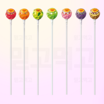 츄파춥스 긴막대사탕 롱막대 사탕 꽃다발 꽃이용 50개입, 츄파츕스 긴막대사탕 1봉(50개입), 1개