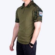 택티컬 전술 컴뱃셔츠 반팔 특전사