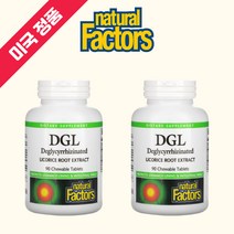 내추럴팩터스 DGL 디지엘 감초 추출물 90 젤리 Licorice 리코리스 루트 2개/미국정품 해외직구