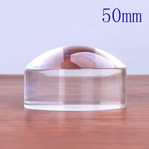 원시 책 돋보기 렌즈 부모님 복지센터 50mm 아크릴 8x 문진 돔 사진 장식 독서용, 없음