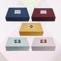 함지마을 한지 한복상자 / 고급 한지 예단상자, 연핑크, 1개