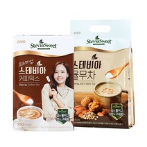 [본사직영] 펄세스 프리미엄 스테비아 커피믹스 100T+스테비아 율무차 50T, 단품, 단품