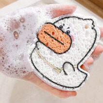 엣지랩 3종세트 생분해 주방 수세미 나무펄프