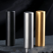 티타늄도장 무광 13.5mm 개인인감 통장도장 졸업도장, 실버무광, 해서체한문