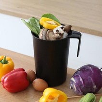 원룸자취생 밀폐형 음식물쓰레기통 음식물통 모던한, 색상_아이보리, 아이보리