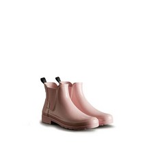 HUNTER WOMEN 오리지날 리파인드 첼시 글로스 레인부츠 - 아젤리아핑크 WFS1017RGLAPL 핑크
