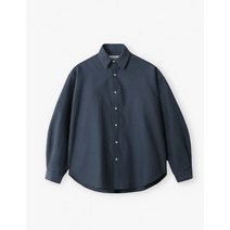 여성 봄 반팔 셔츠 블라우스 라퍼지스토어 시티보이 빅오버 옥스포드 셔츠_Hale Navy Cityboy Bigover Oxford Shirts_Hale Navy