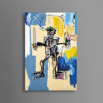 Basquiat 장 미쉘 바스키아 작품 Warrior / 거실에 걸면 좋은 그림액자