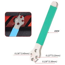 자전거 휠 스포크 렌치 3.453.233.3mm 조임 수정 도구 mtb 자전거 스포크 니플 키 스패너 사이클링 수리 손 도구, 초록
