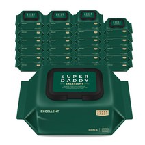 슈퍼대디 NEW엑셀런트82 휴대 20매 12팩 저자극 아기물티슈