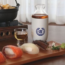 독구리사케병 일본술병 도꾸리 유리 전자레인지, 줄무늬