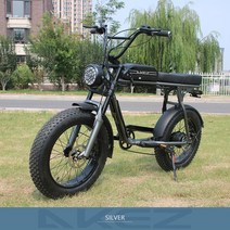 배달전기자전거 미니 가성비 전기 자전거 레트로 E-BIKE 20*4.0 인치 48V 1500W 18Ah S3RX 전기 자전거 리, 03 MULTI, 03 1500W18AH Oil brake