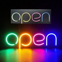 OPEN 포맥스 LED네온간판 입간판 영업중간판 전광판