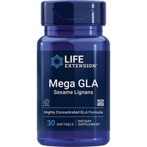 라이프익스텐션 감마리놀렌산 메가 GLA 보리지 오일 비GMO 30소프트젤, 1개, 30정