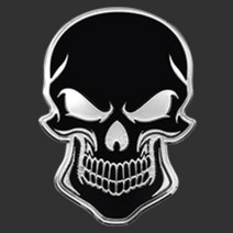 할리데이비슨 해골 엠블럼 스티커 튜닝 셀프시공 적당한사이즈 스쿠터 악세사리 컬러감좋은 바이크 남편선물 엑세서리