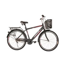 쌀집 자전거 26인치 남성 경량 통근용 성인 레저용, 단일 속도, 오프라인매장은동일한블랙+패키지2입니다