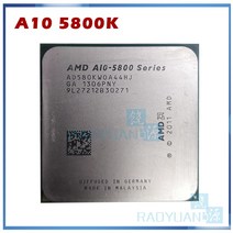 gtx 라이젠 cpu amd a10 시리즈 a10 5800 a10 5800k a10 5800 a10 5800k 쿼드 코어 CPU 프로세서 ad580kwoa44hj 소켓 fm2, 없음