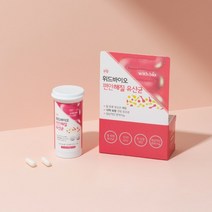 위드바이오 편안해 질 유산균 30캡슐 아연 엘지지 LGG 신 프리 프로 바이오틱스, 30정, 1개